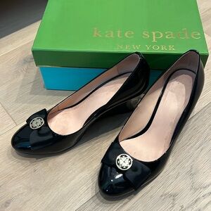 Kate Spade | Wescott Wedge Black Patent size 10M